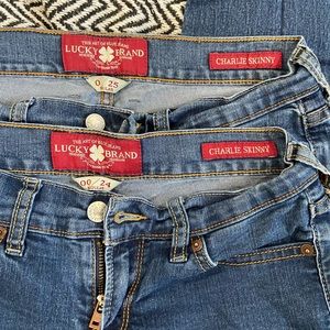 Lucky Brand Charlie Skinny Jeans - package of 2